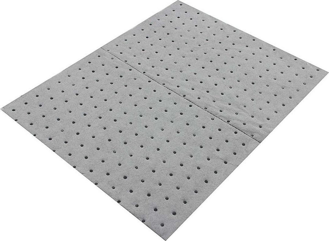 Allstar Absorbent Pad 15 x 10" Polypropylene Gray All Fluid Types Set of 100 ALL12032
