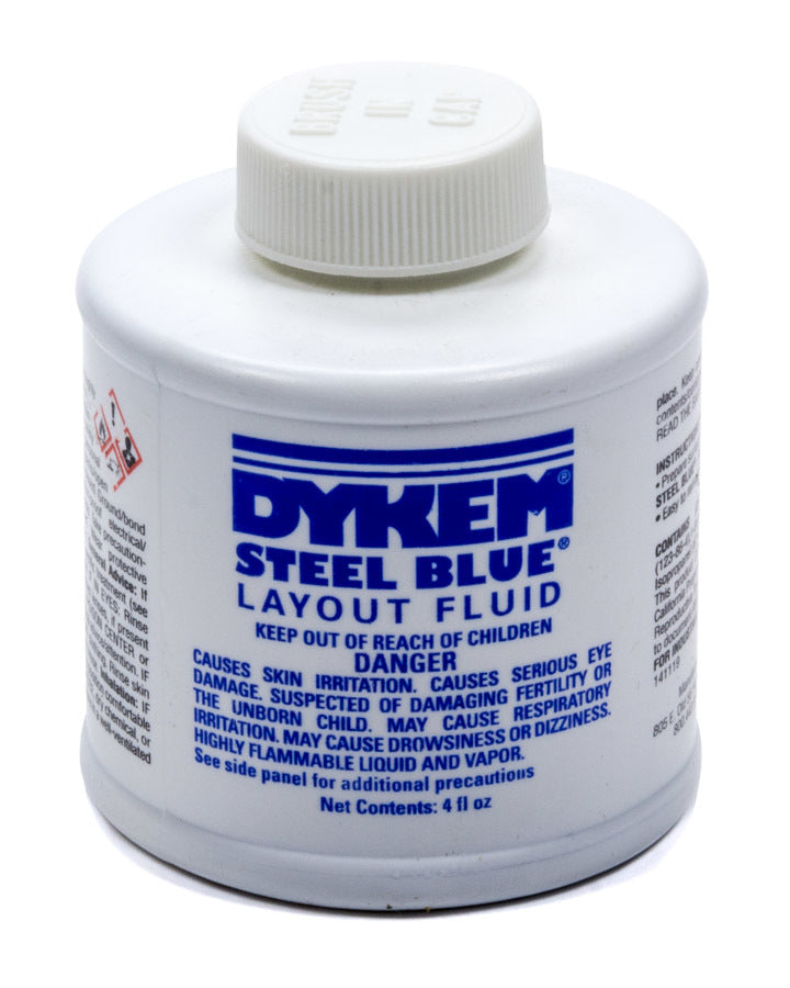 Allstar Paint Dykem Steel Blue Layout Fluid Blue 4 oz Brush Top Can ALL12070