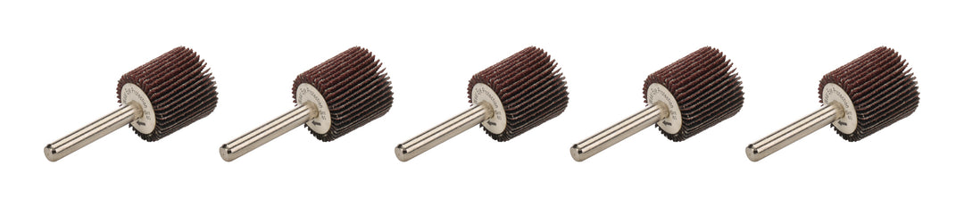 Allstar Sanding Disc Flap Style 1" Diameter 1/4" Mandrel 30000 RPM 60 Grit Zirconia Set of 5 ALL12135
