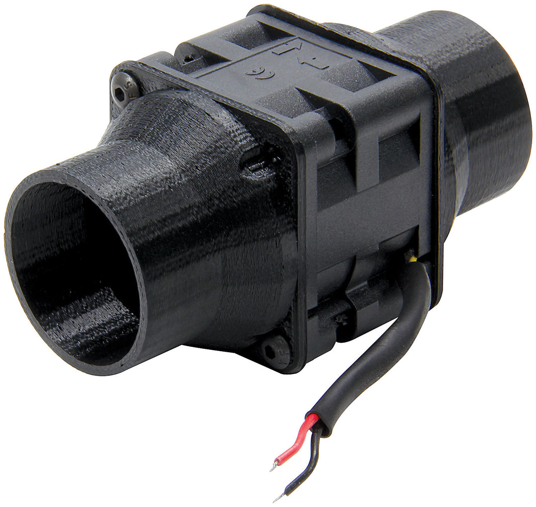 Allstar Helmet Fan In-Line 12V 1.3 amps 20 CFM Pigtail Connection Black ALL13011