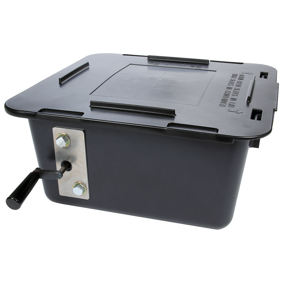 Allstar Drain Pan Pump 14 qt 16" Square 7" Deep Plastic Black ALL14171