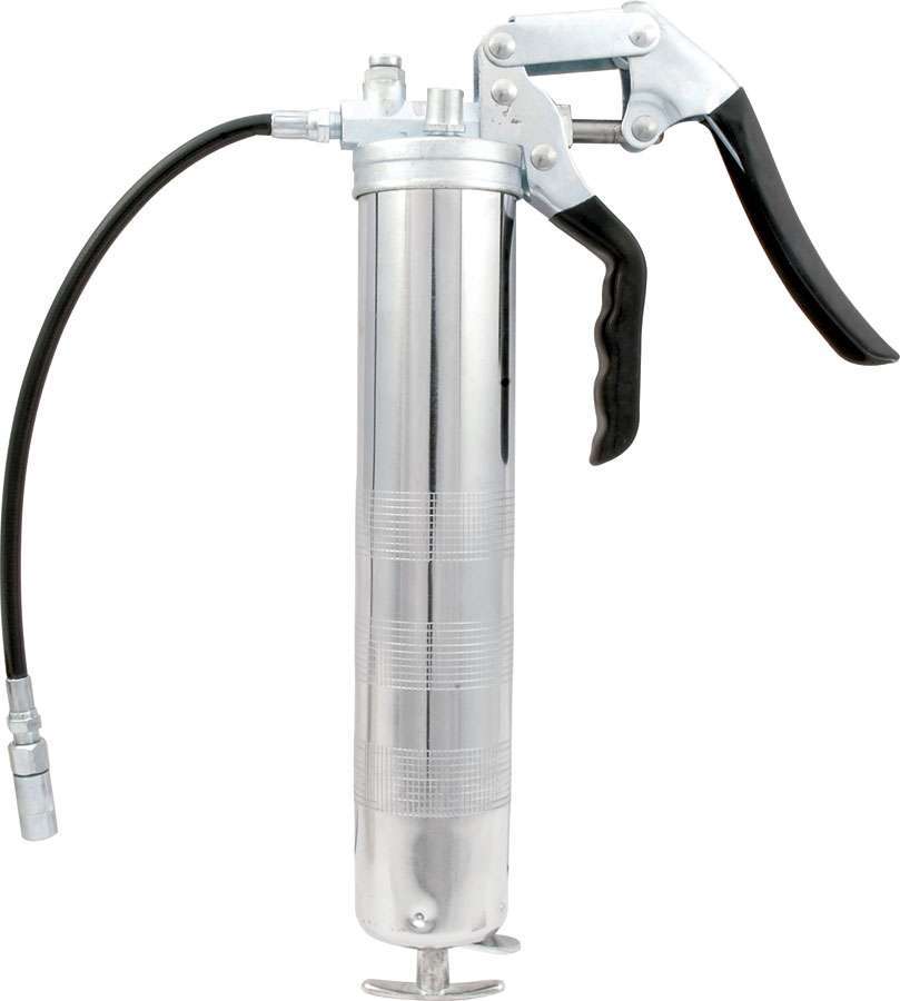 Allstar Grease Gun Pistol Grip 12" Hose Air Bleed Valve Steel Zinc Oxide 14 oz Cartridges ALL14300