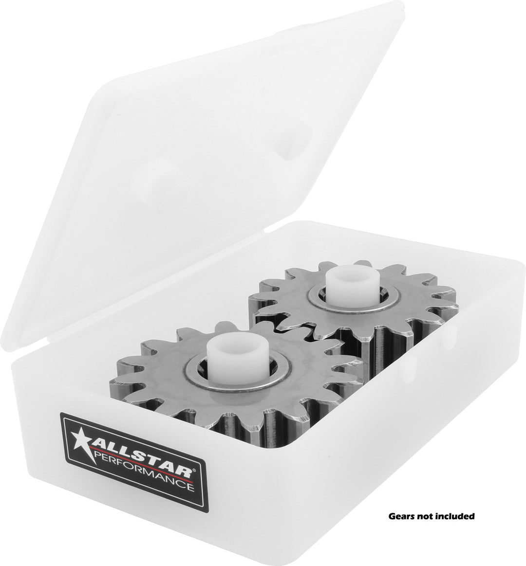 Allstar Quick Change Gear Set Storage Case Plastic White Set of 10 ALL14350-10