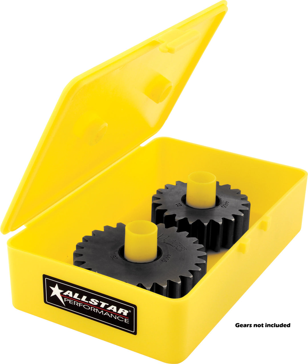 Allstar Quick Change Gear Set Storage Case Plastic Yellow Midget ALL14352