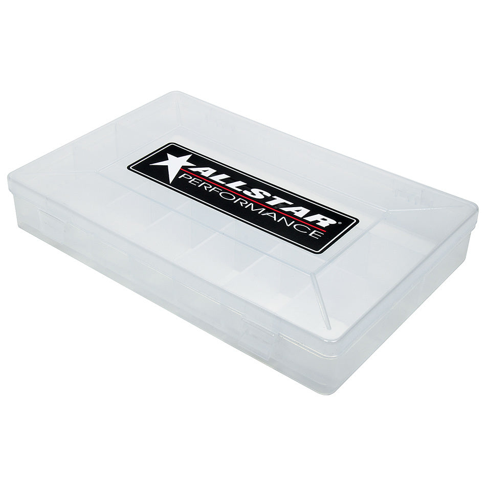 Allstar Universal Storage Case 11 x 7 x 1.75" 15 Compartment Plastic Clear ALL14360