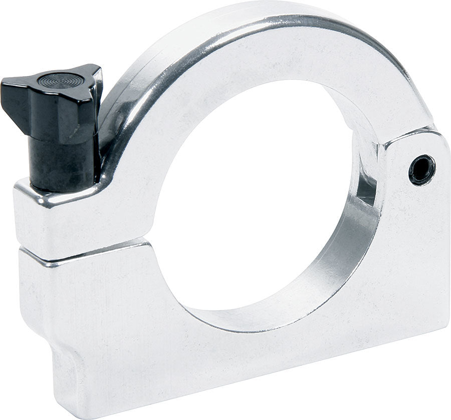 Allstar Tank Bracket Flat Bottom 2.50" Bolt Spacing 2.000" ID Aluminum Polished ALL14408