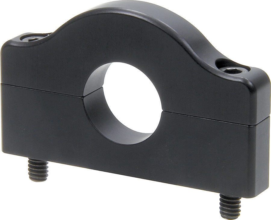 Allstar Roll Bar Accessory Clamp Flat Bottom 2.50" Bolt Spacing 1.000" ID 2-Piece Aluminum Black ALL14451