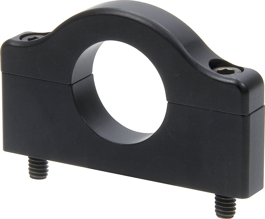 Allstar Roll Bar Accessory Clamp Flat Bottom 2.50" Bolt Spacing 1.250" ID 2-Piece Aluminum Black ALL14453