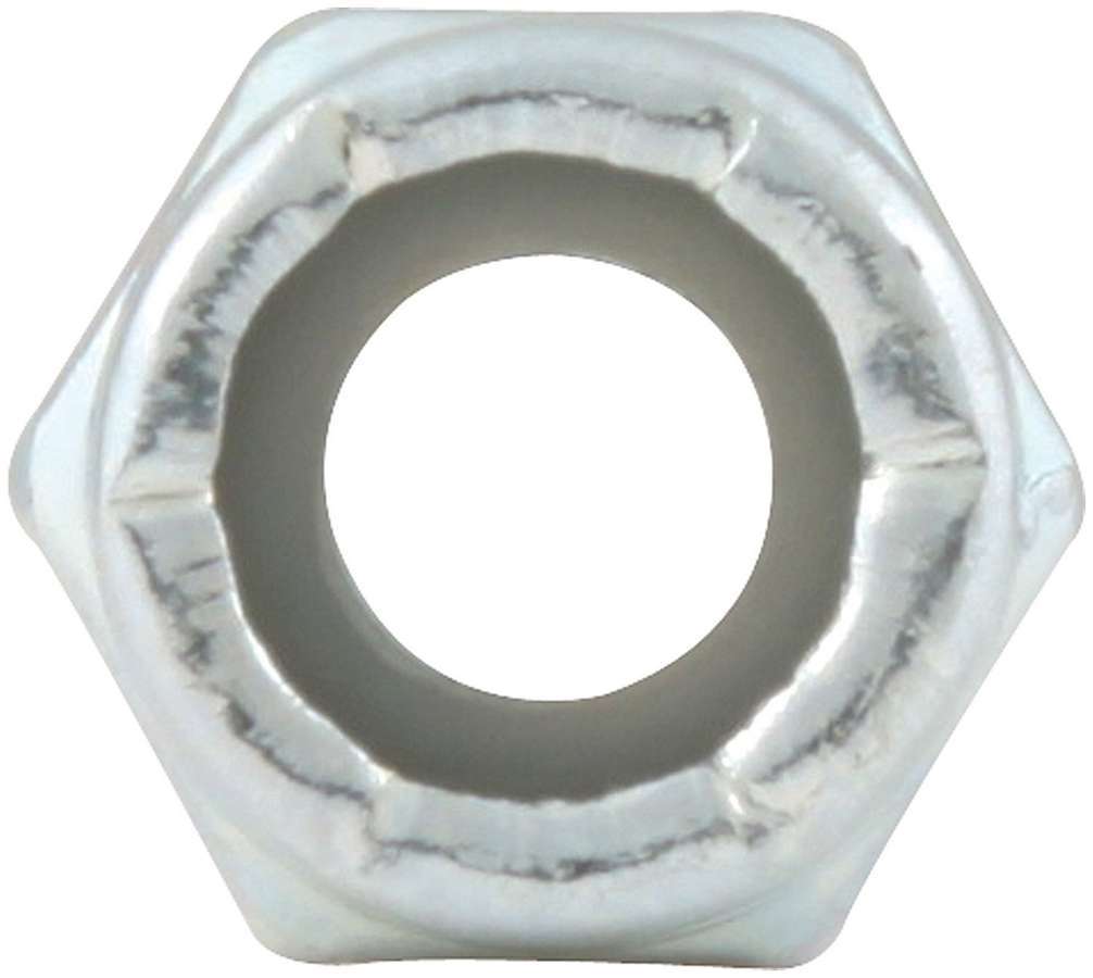 Allstar Nut Locking 1/4"-20 Thread Hex Head Nylon Insert Steel Zinc Oxide Set of 50 ALL16010-50