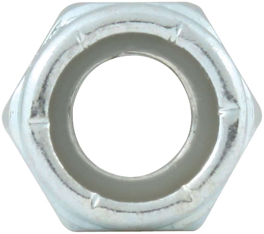 Allstar Nut Locking 5/16"-18 Thread Hex Head Nylon Insert Steel Zinc Oxide Set of 10 ALL16011-10