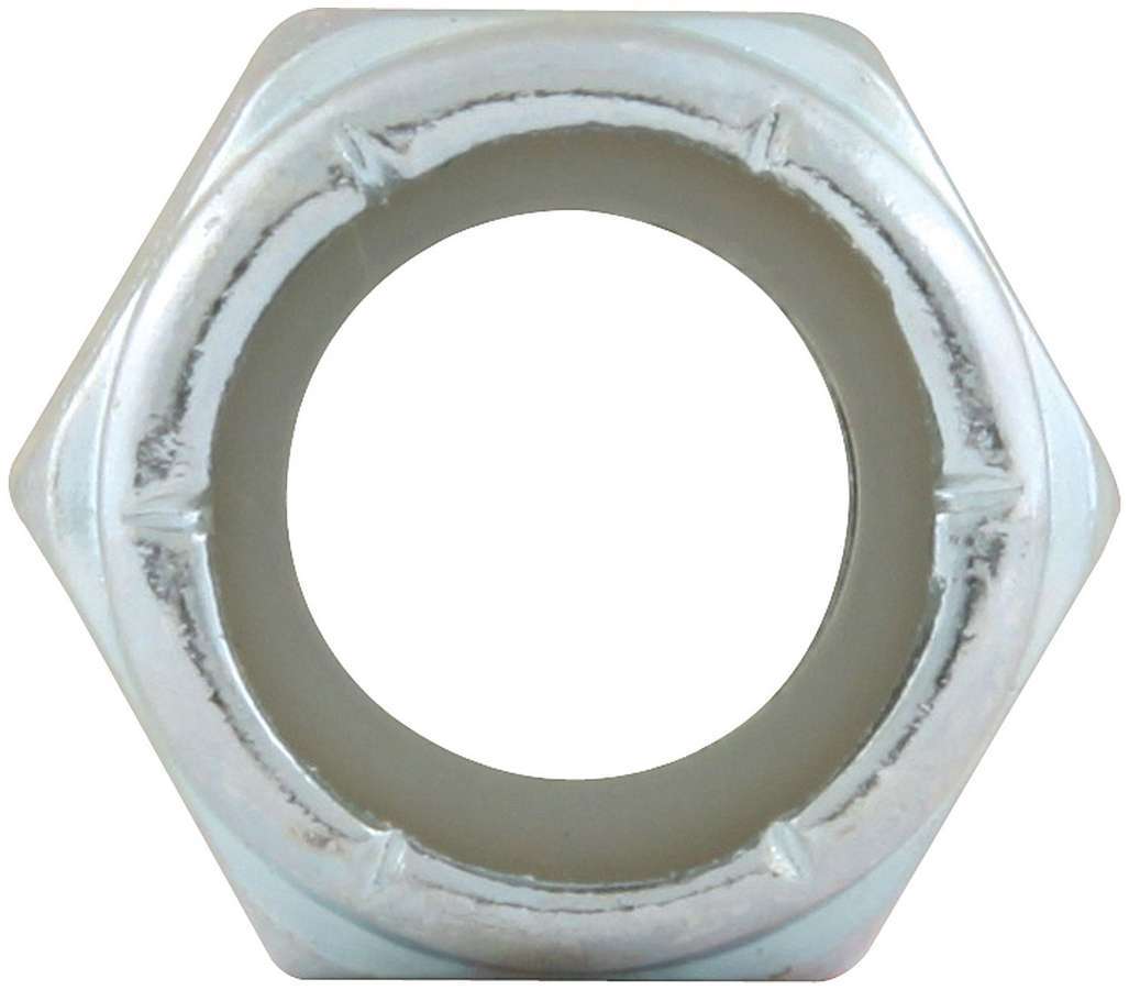 Allstar Nut Locking 7/16"-14 Thread Hex Head Nylon Insert Steel Zinc Oxide Set of 50 ALL16013-50