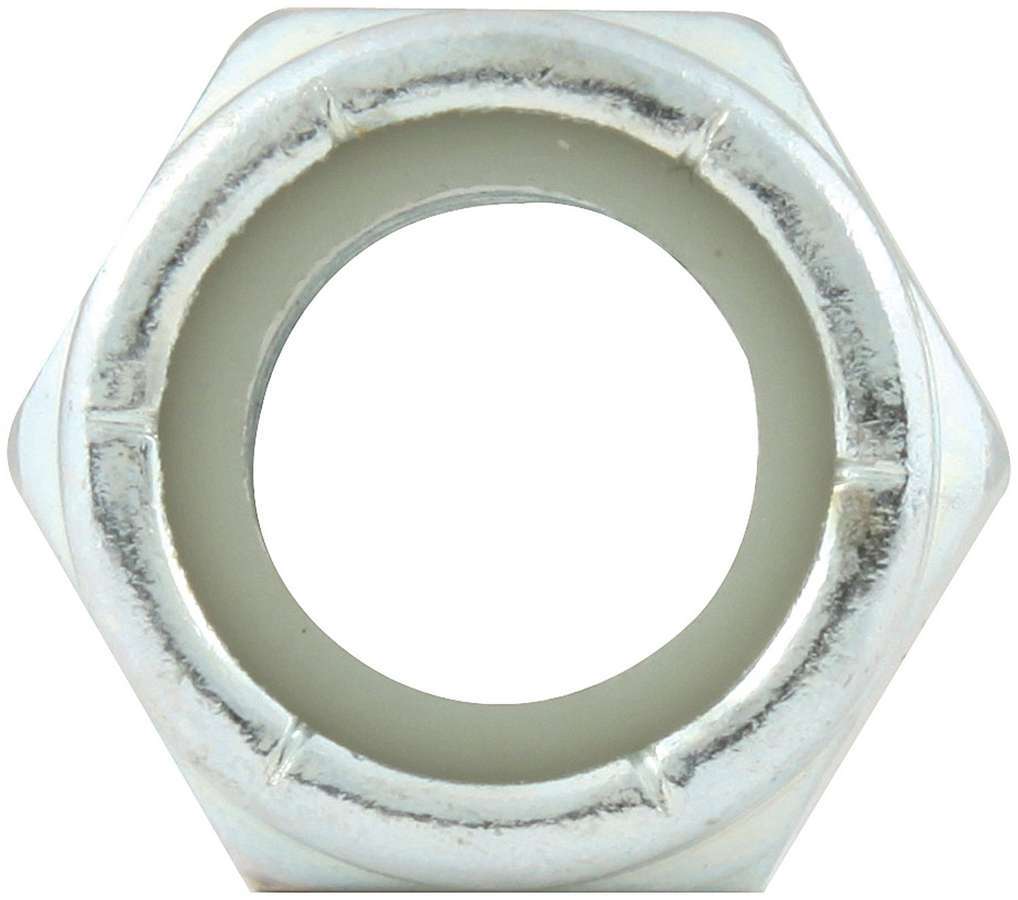 Allstar Nut Locking 5/8"-11 Thread Hex Head Nylon Insert Steel Zinc Oxide Set of 10 ALL16015-10