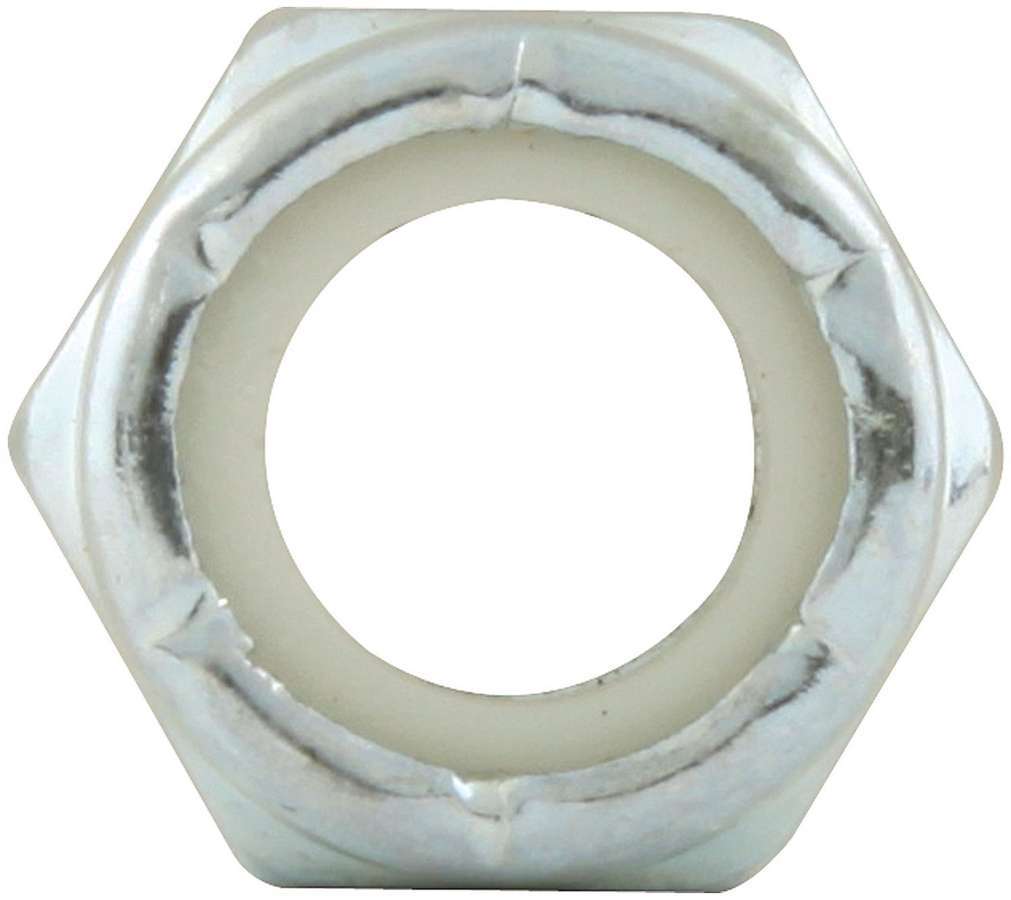 Allstar Nut Locking Thin 3/8"-16 Thread Hex Head Nylon Insert Steel Zinc Oxide Set of 10 ALL16022-10