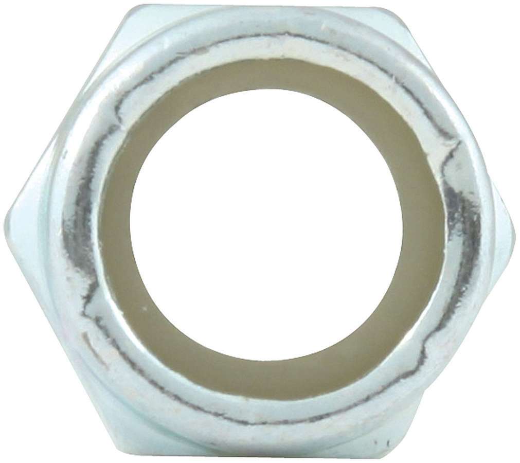 Allstar Nut Locking Thin 7/16"-14 Thread Hex Head Nylon Insert Steel Zinc Oxide Set of 10 ALL16023-10