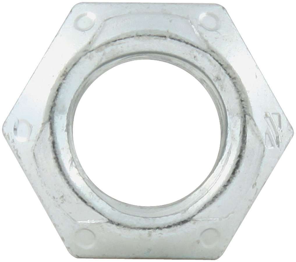 Allstar Nut Locking 1/2"-13 Thread Hex Head Mechanical Steel Zinc Oxide Set of 10 ALL16034-10
