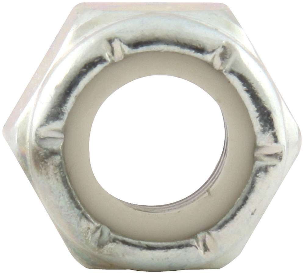 Allstar Nut Locking 5/16"-24 Thread Hex Head Nylon Insert Steel Zinc Oxide Set of 10 ALL16061-10