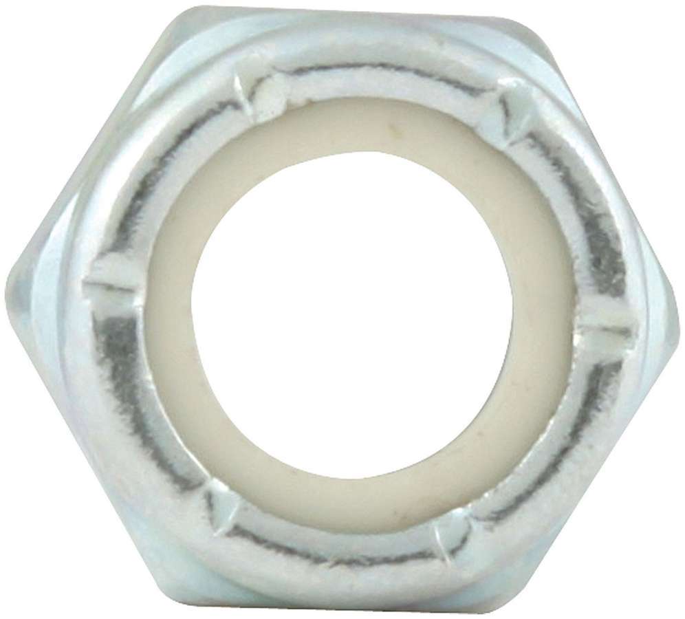 Allstar Nut Locking Thin 5/16"-24 Thread Hex Head Nylon Insert Steel Zinc Oxide Set of 10 ALL16071-10