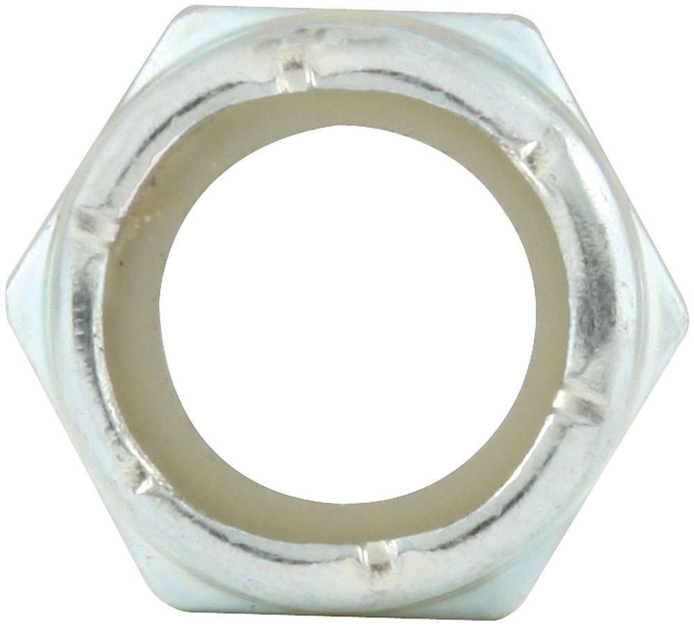 Allstar Nut Locking Thin 7/16"-20 Thread Hex Head Nylon Insert Steel Zinc Oxide Set of 10 ALL16073-10