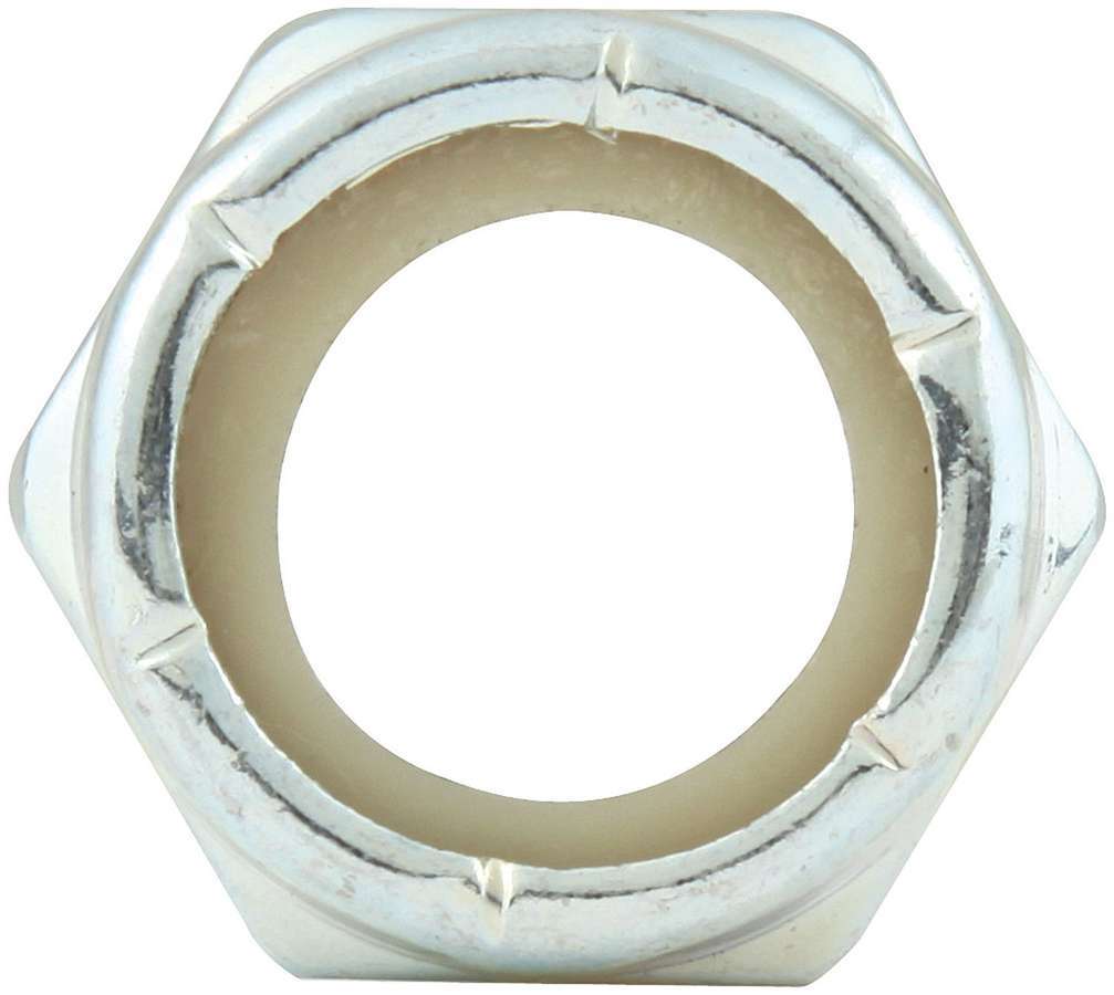 Allstar Nut Locking Thin 3/4"-16 Thread Hex Head Nylon Insert Steel Zinc Oxide Set of 10 ALL16076-10