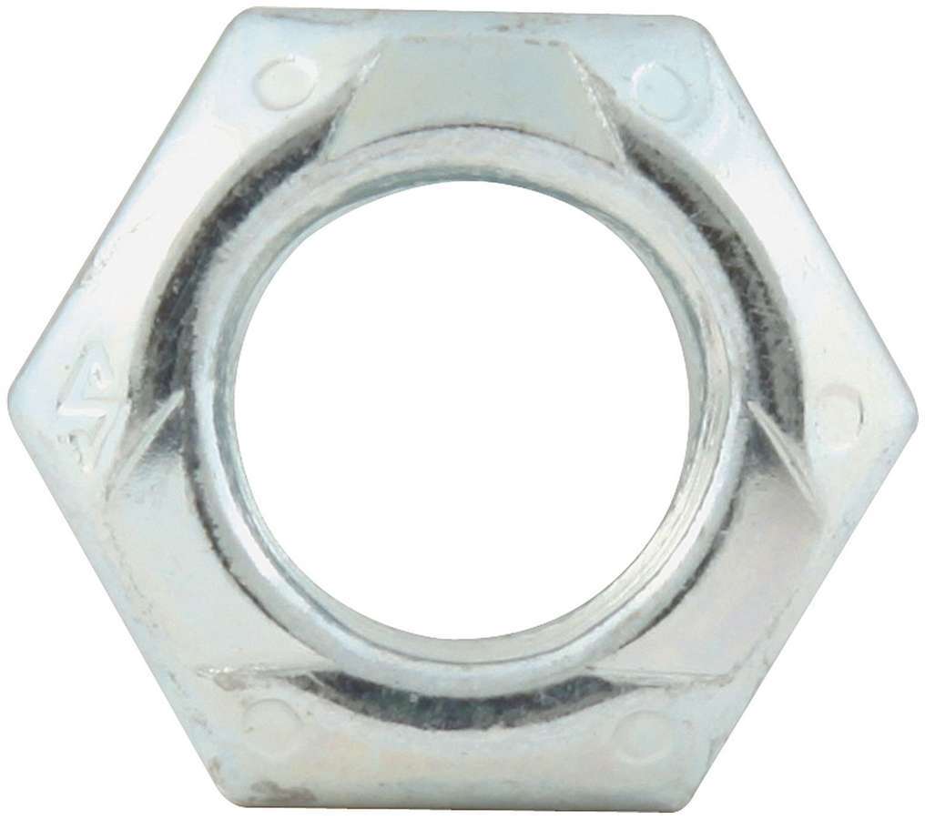 Allstar Nut Locking 7/16"-20 Thread Hex Head Mechanical Steel Zinc Oxide Set of 10 ALL16083-10