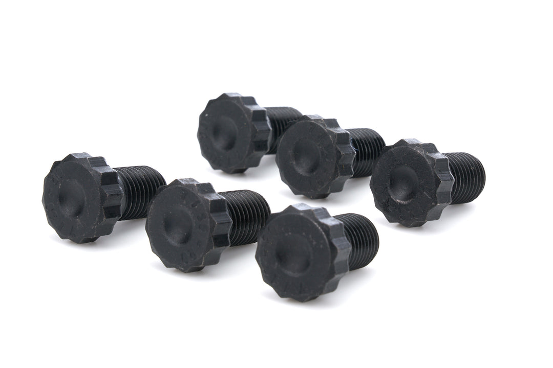 Allstar Flywheel Bolt Kit 7/16"-20 Thread w/5/8 Head 0.685" 12 Point Head Steel Set of 6 ALL16175