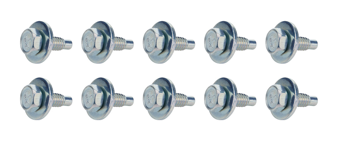 Allstar Body Bolt Kit 1/4"-20 Thread 0.75" Hex Head Steel Zinc Oxide Set of 10 ALL16552