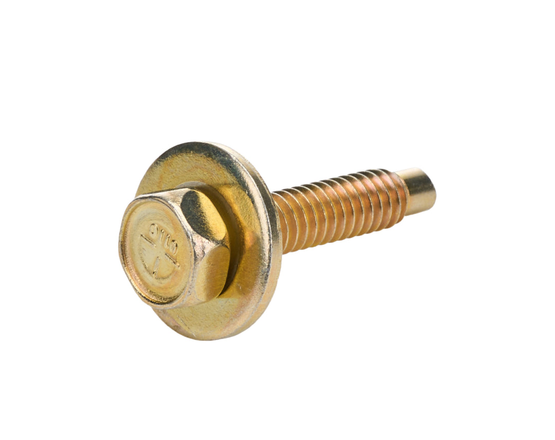 Allstar Body Bolt Kit 1/4"-20 Thread 1.125" Hex Head Steel Cadmium Set of 10 ALL16554