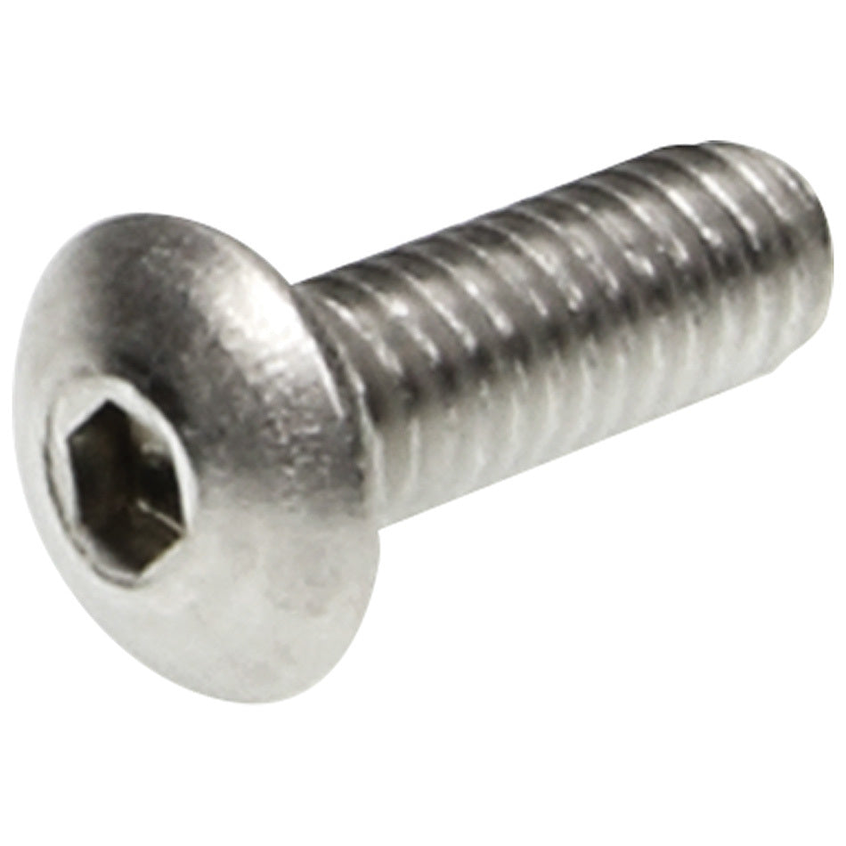 Allstar Bolt 8-32" Thread 0.5" Button Head Stainless Natural Universal Set of 25 ALL16920