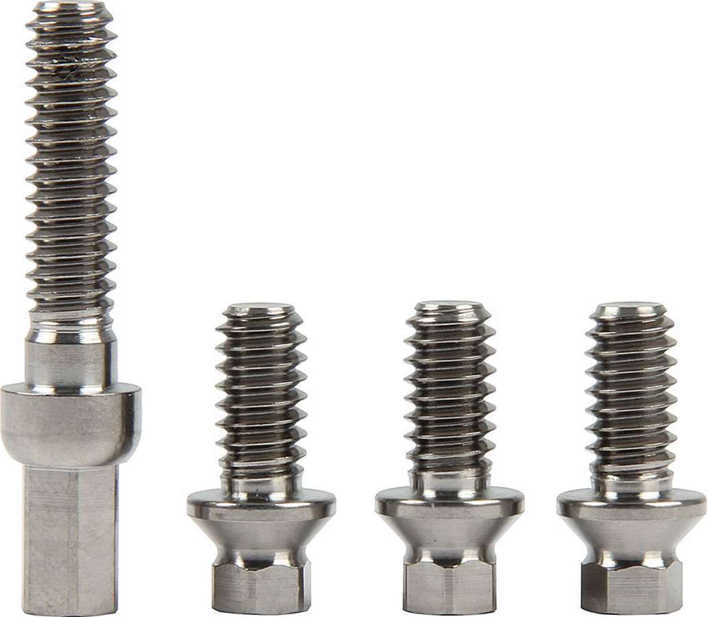 Allstar Fuel Pump Bolt Kit Adapter / Pinch Hex Head Titanium Natural Sprint Car Kit ALL17006