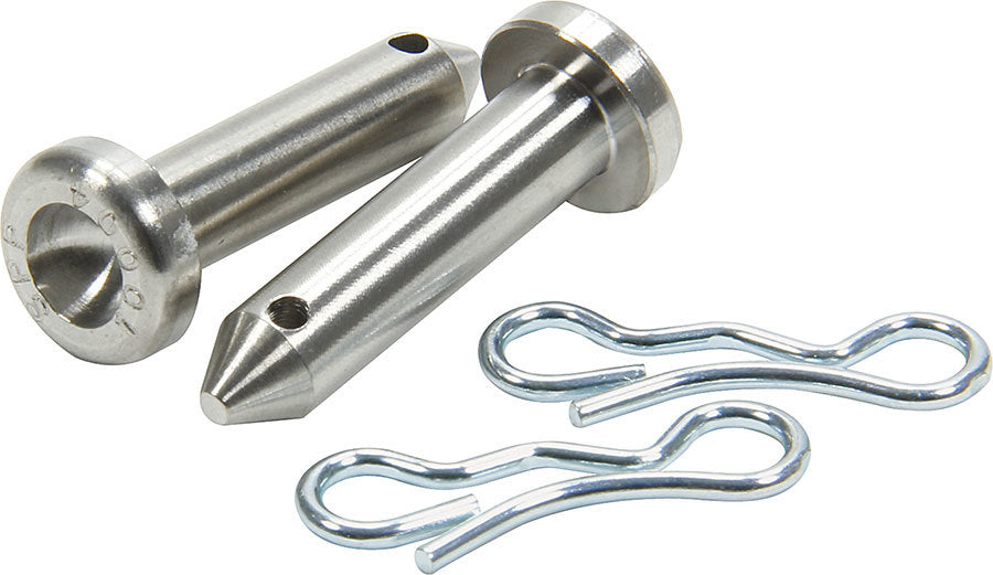 Allstar Top Wing Pin Height Adjustment 0.875" 0.25" OD Clips Titanium Natural Sprint Car Kit ALL17028