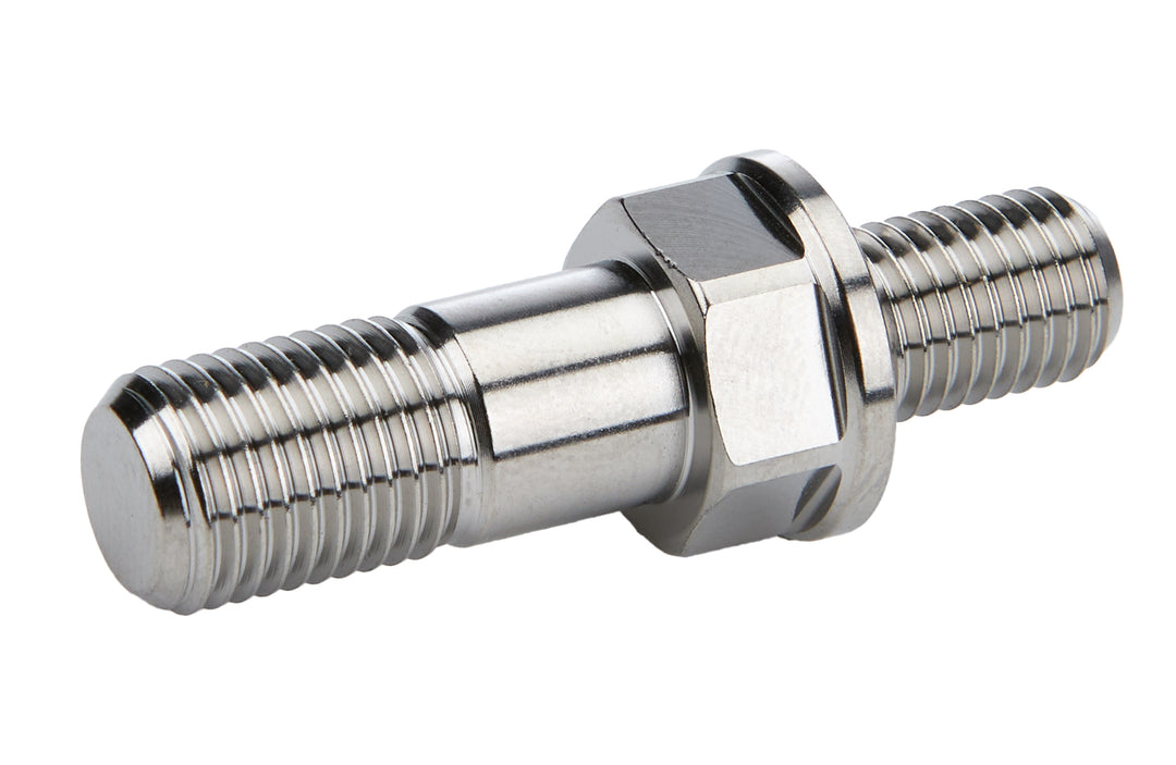 Allstar Wing Cylinder Stud 3/8"-24 Thread 1.600" Titanium Natural ALL17038