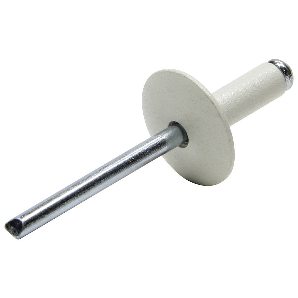 Allstar Rivet 5/8" Head 3/16" Steel Mandrel 1/4 to 3/8" Grip Range Aluminum White Set of 250 ALL18011