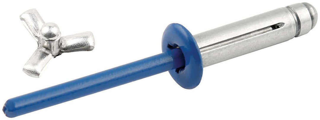 Allstar Rivet Tri-Fold 3/8" Head 3/16" Aluminum Mandrel 1/8-3/8" Grip Range Aluminum Set of 250 ALL18083