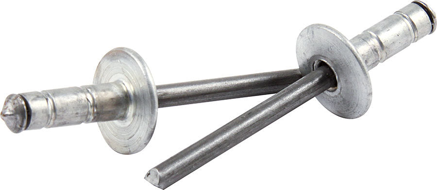 Allstar Rivet Multi-Grip 1/2" Head 3/16" Steel Mandrel 1/16-5/8" Grip Range Aluminum Set of 250 ALL18086