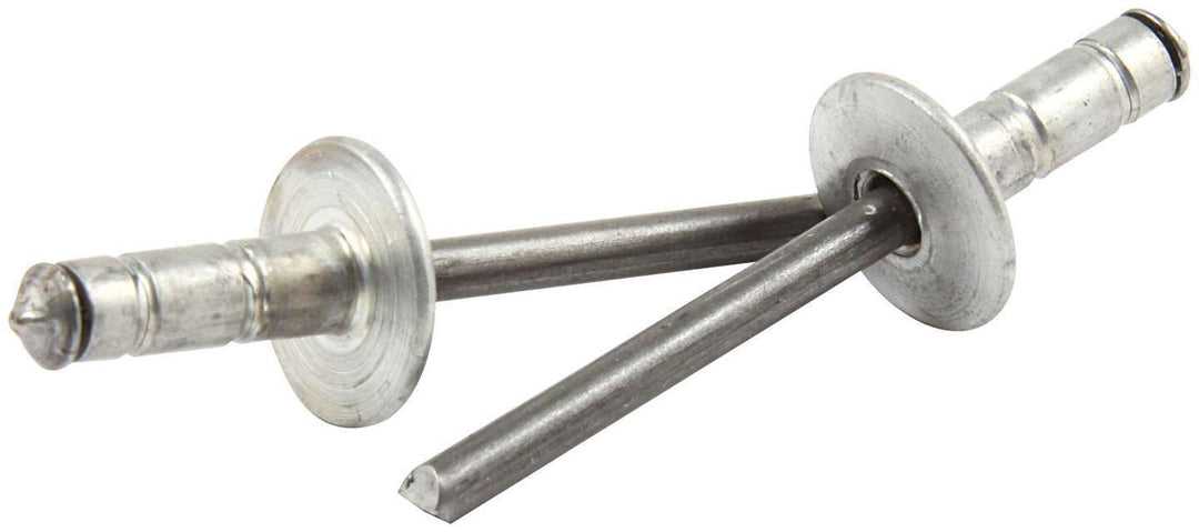 Allstar Rivet Multi-Grip 1/2" Head 3/16" Steel Mandrel 1/16-3/8" Grip Range Aluminum Set of 250 ALL18090