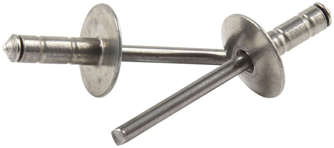 Allstar Rivet Multi-Grip 9/16" Head 3/16" Steel Mandrel 1/16-3/8" Grip Range Aluminum Set of 250 ALL18094