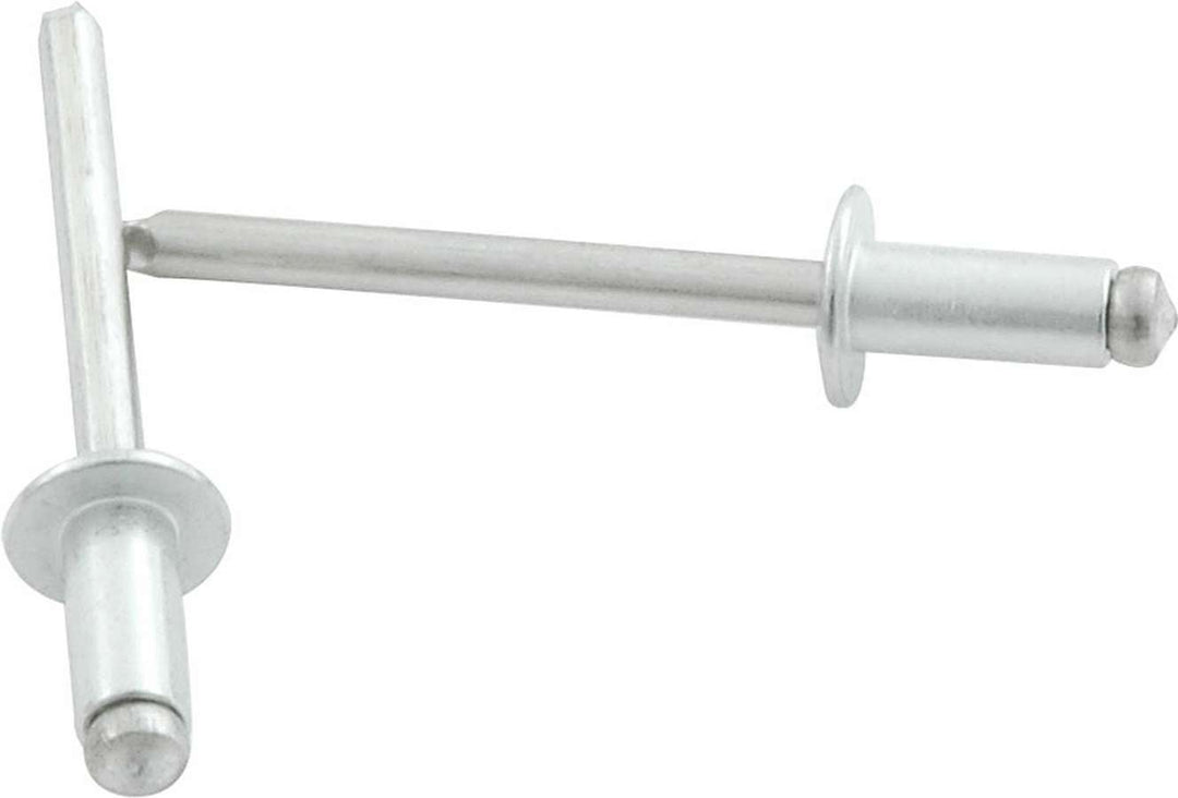 Allstar Rivet 3/8" Head 3/16" Aluminum Mandrel 1/8-1/4" Grip Range Aluminum Natural Set of 250 ALL18107