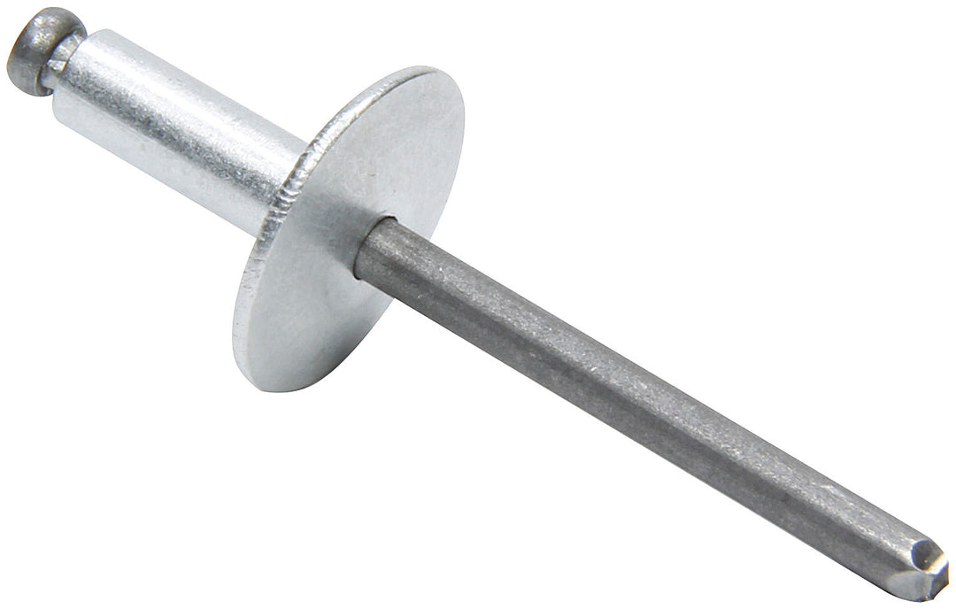 Allstar Rivet 5/8" Head 3/16" Steel Mandrel 1/4-3/8" Grip Range Aluminum Natural Set of 250 ALL18143