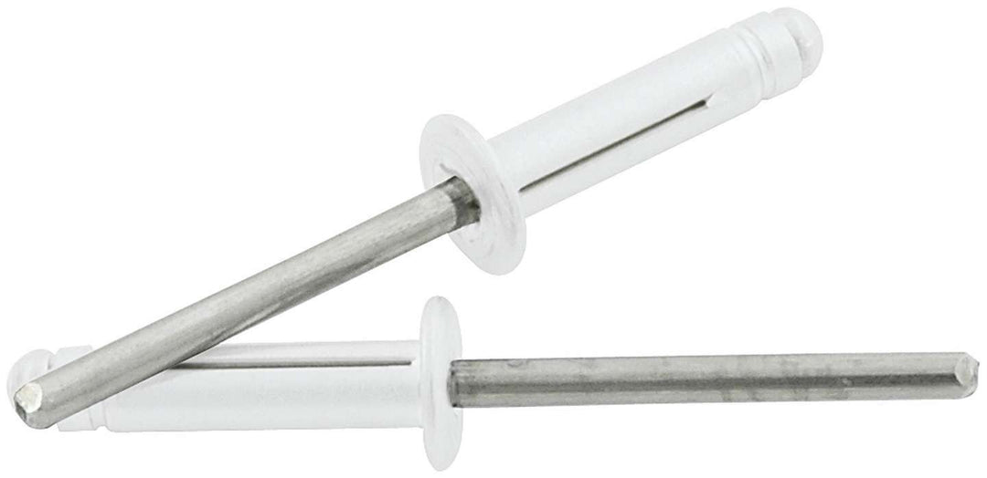 Allstar Rivet Tri-Fold 1/2" Head 3/16" Steel Mandrel 1/8-1/2" Grip Range Aluminum Set of 250 ALL18185