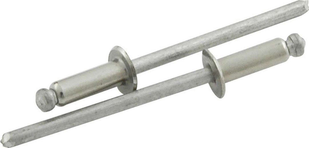 Allstar Rivet 1/4" Head 1/8" Stainless Mandrel 1/8-1/4" Grip Range Aluminum Natural Set of 500 ALL18196