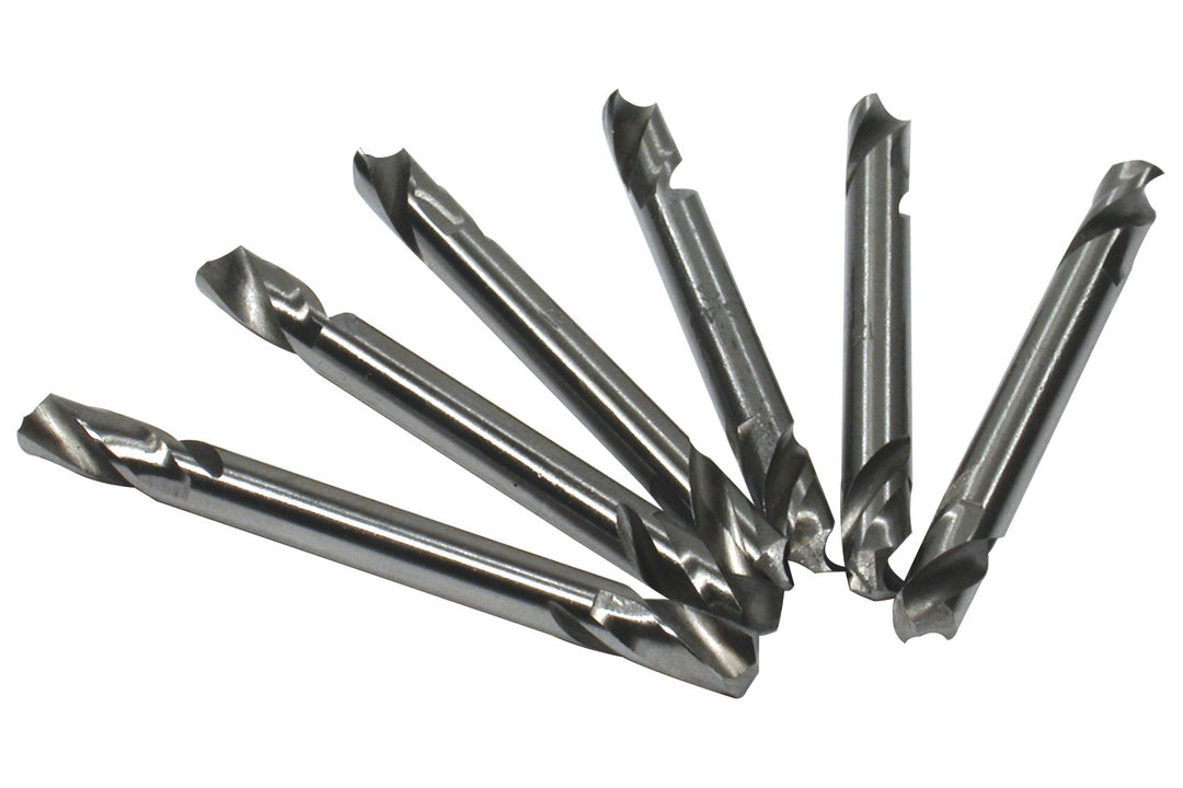 Allstar Drill Bit Double End 1/8" OD Steel Set of 6 ALL18201