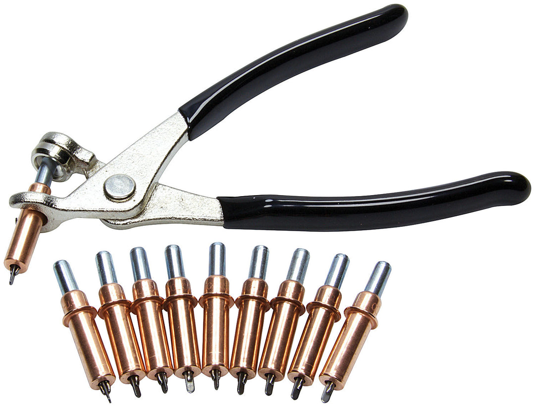 Allstar Cleco Pins 1/8" OD Pliers Included Steel Cadmium Set of 10 ALL18221