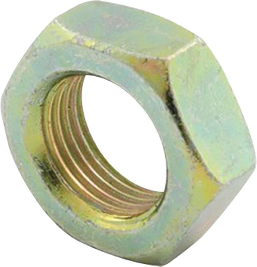 Allstar Jam Nut 7/16"-20 Left Hand Thread Steel Zinc Oxide Set of 10 ALL18257-10