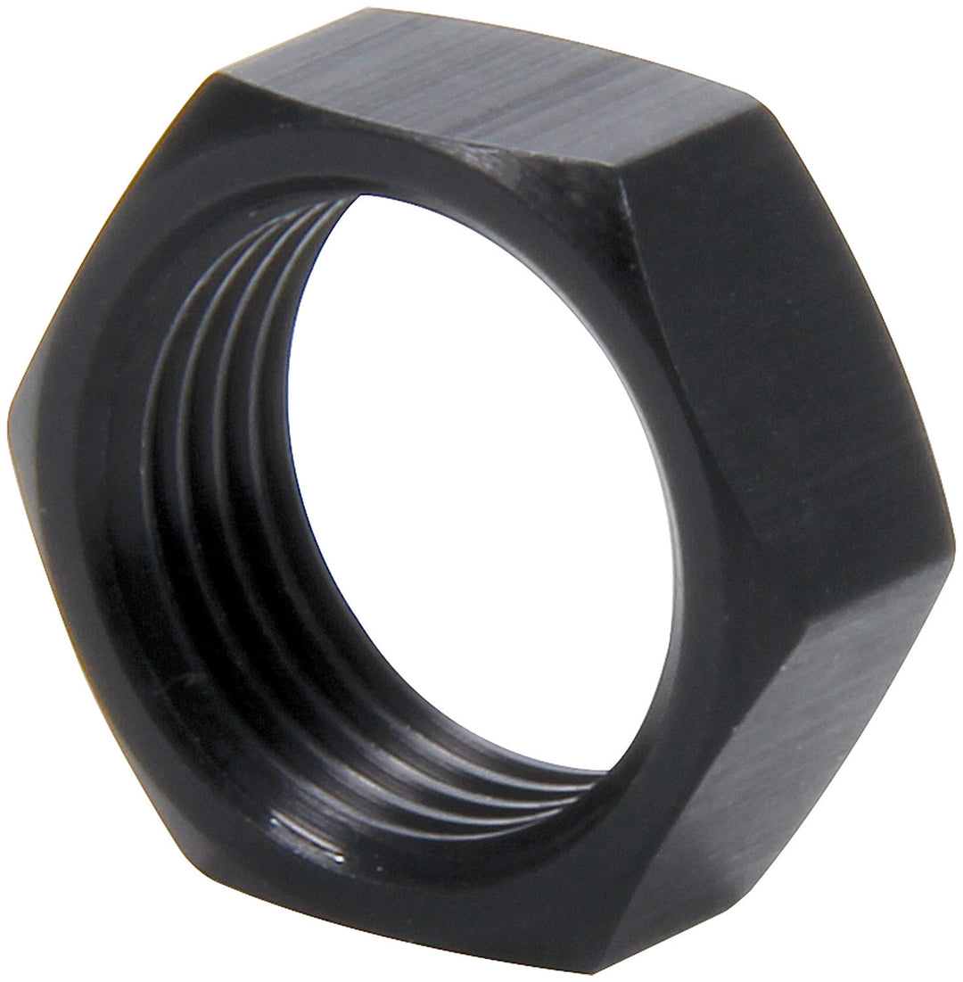 Allstar Jam Nut Thin OD 5/8"-18 Right Hand Thread Aluminum Black Anodized Set of 50 ALL18286-50