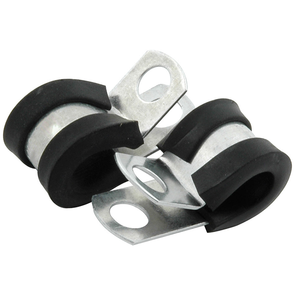 Allstar Line Clamp Adel 0.375" ID Rubber Lining Aluminum Set of 50 ALL18302-50