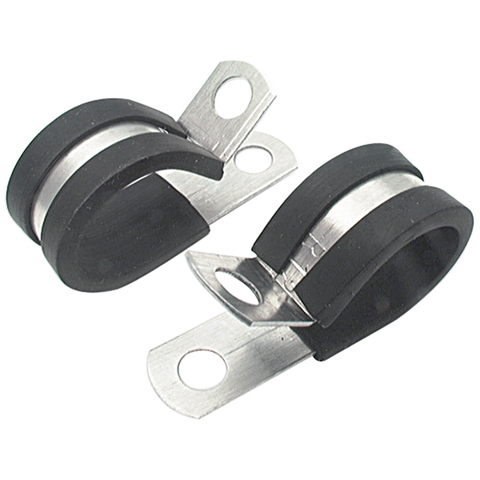 Allstar Line Clamp Adel 0.625" ID Rubber Lining Aluminum Set of 10 ALL18304