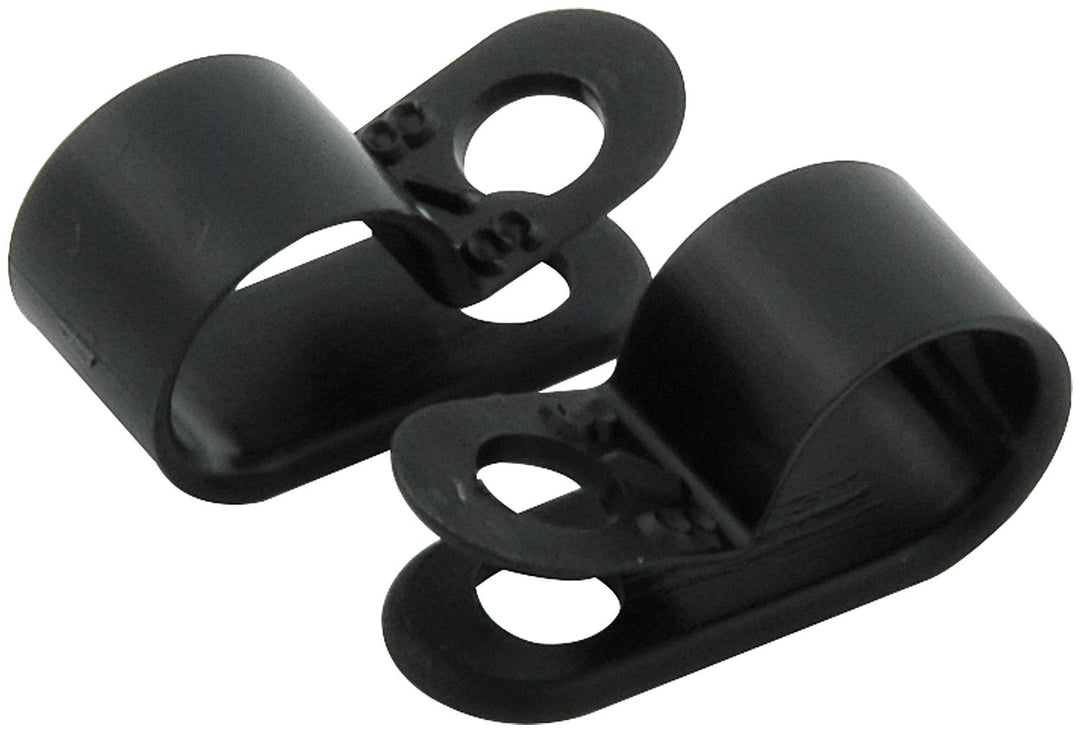 Allstar Line Clamp Adel 0.5" ID Nylon Black Set of 50 ALL18313-50