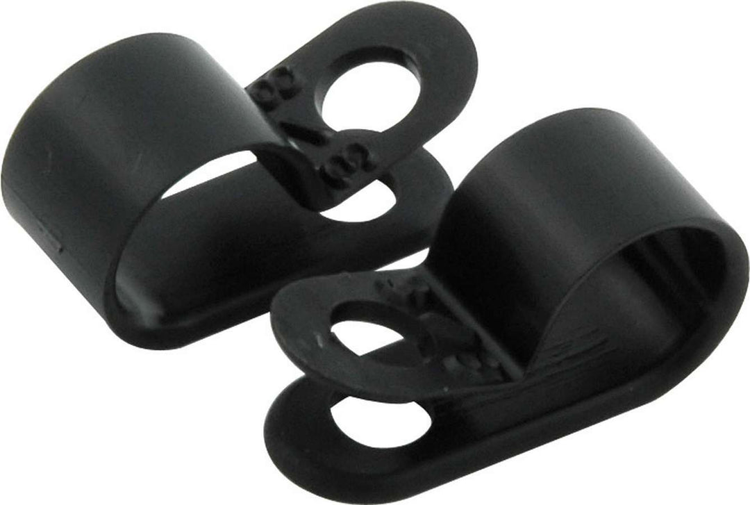 Allstar Line Clamp Adel 0.5" ID Nylon Black Set of 10 ALL18313