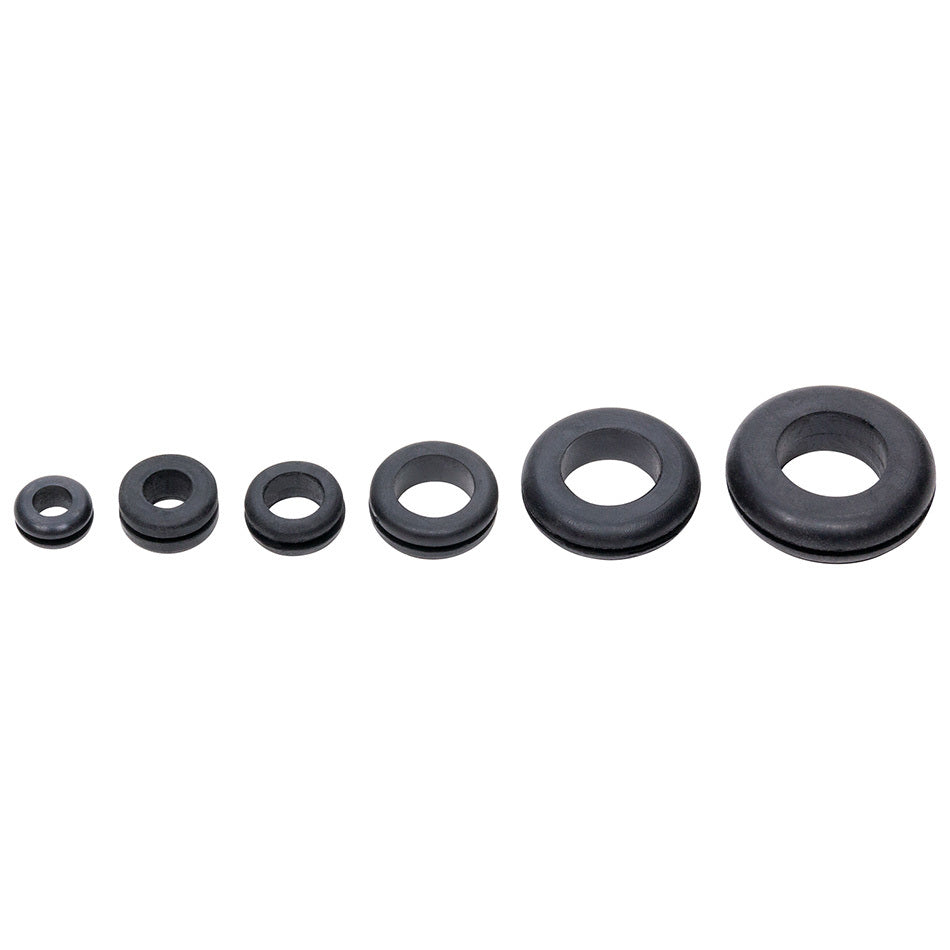 Allstar Firewall Grommet 0.188 to 0.688" ID 0.938 to 1" OD Rubber Black Kit ALL18360