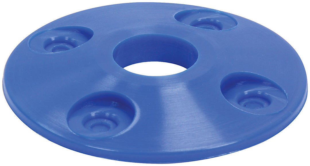 Allstar Scuff Plate 2" OD 0.5" ID Plastic Blue Set of 4 ALL18433